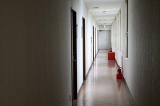 宿泊棟廊下